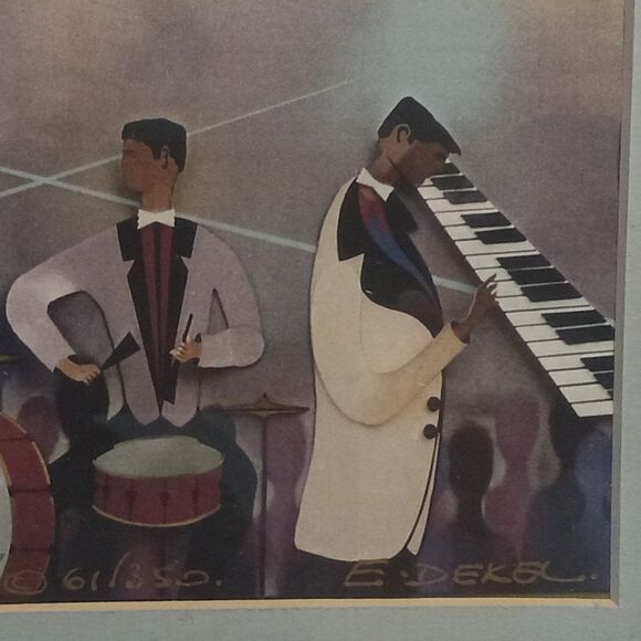 "The Jazzy Quartet" Number 61/350 Emile Dekel - Picture 11 of 11